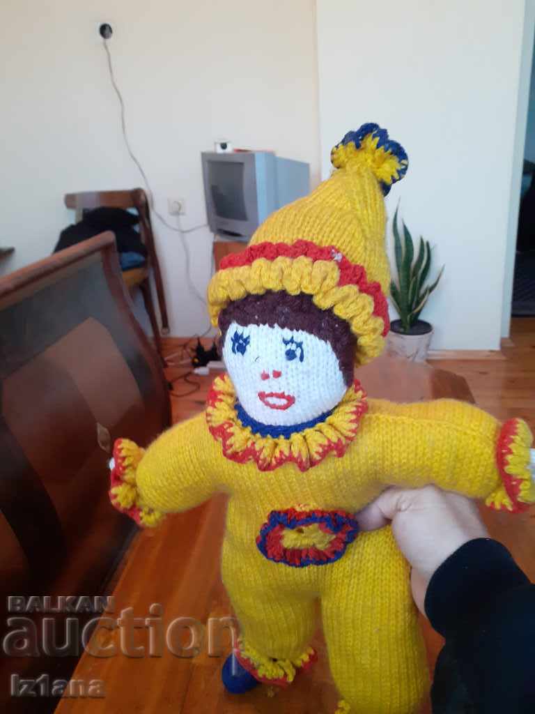 Auction  Old knitted doll