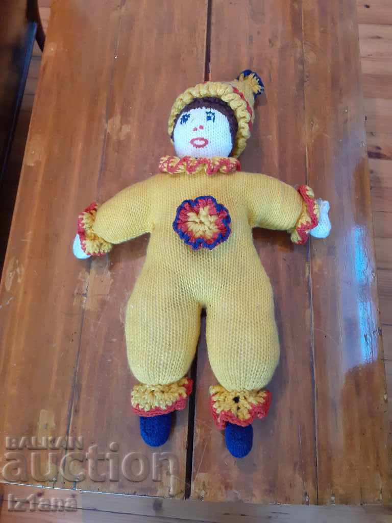 Old knitted doll