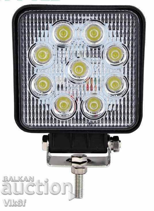 27 W LED φως, αυτοκίνητα 10-30V, φορτηγά, τρακτέρ, σκάφη, off-road με τιμή 19.50 BGN | € 9.97 27 W LED φως, αυτοκίνητα 10-30V, φορτηγά, τρακτέρ, σκάφη, off-road με τιμή 19.50 BGN | € 9.97
