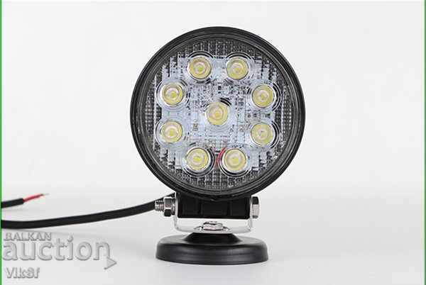 27 W LED light, 10-30V cars, trucks, tractors, boats, off-road - 5 27 W LED light, 10-30V cars, trucks, tractors, boats, off-road - 5