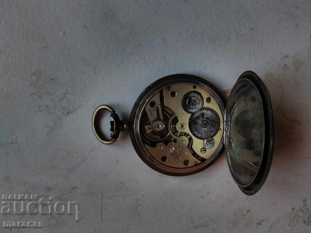 Silver pocket watch with price 39.00 BGN | € 19.94