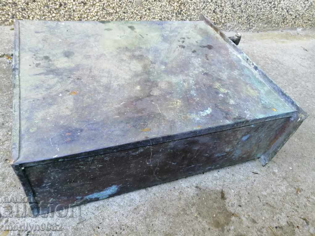 Old copper country wash basin, water tank - 5