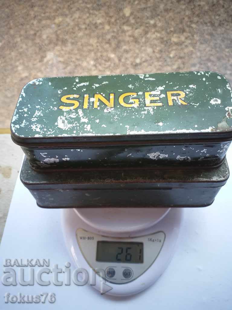 Delivery of A LOT OF TWO OLD SINGER COLLECTION BOXES