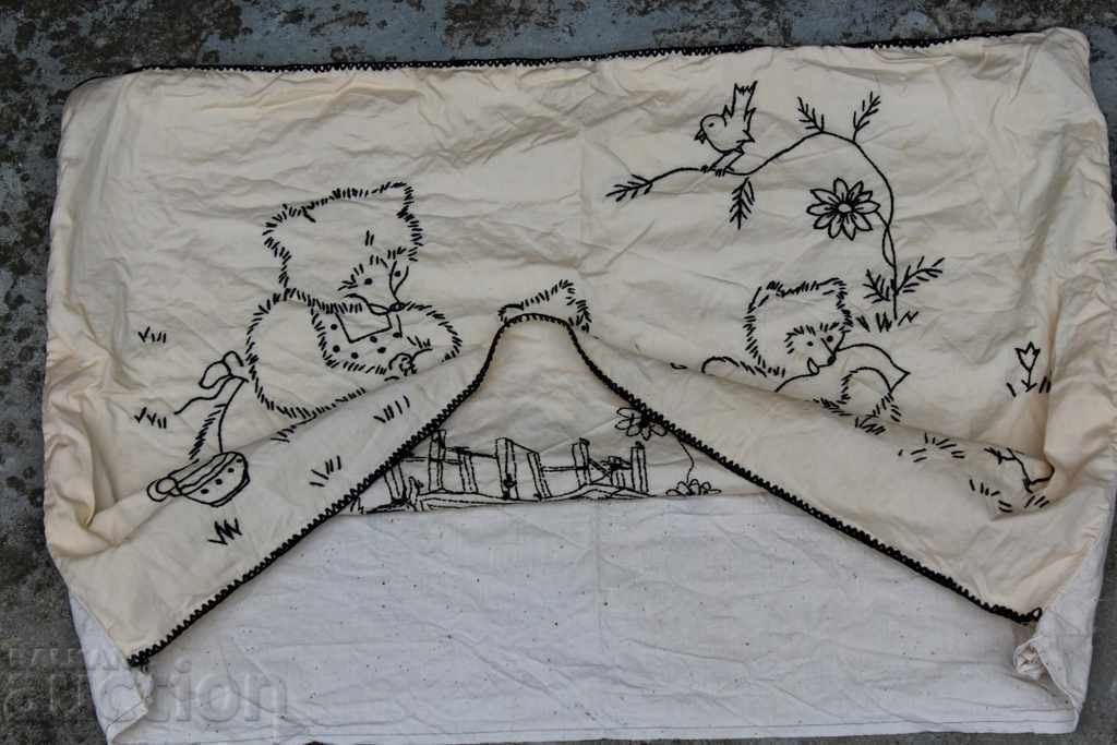 . PERNA COPII VECHI AUTENTICA PERNA BRÂNZĂ BRODERIA - 5 . PERNA COPII VECHI AUTENTICA PERNA BRÂNZĂ BRODERIA - 5