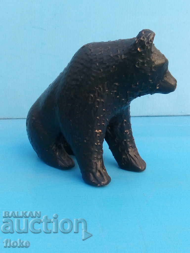Ceramic bear statuette with price 17.00 BGN | € 8.69 Ceramic bear statuette with price 17.00 BGN | € 8.69