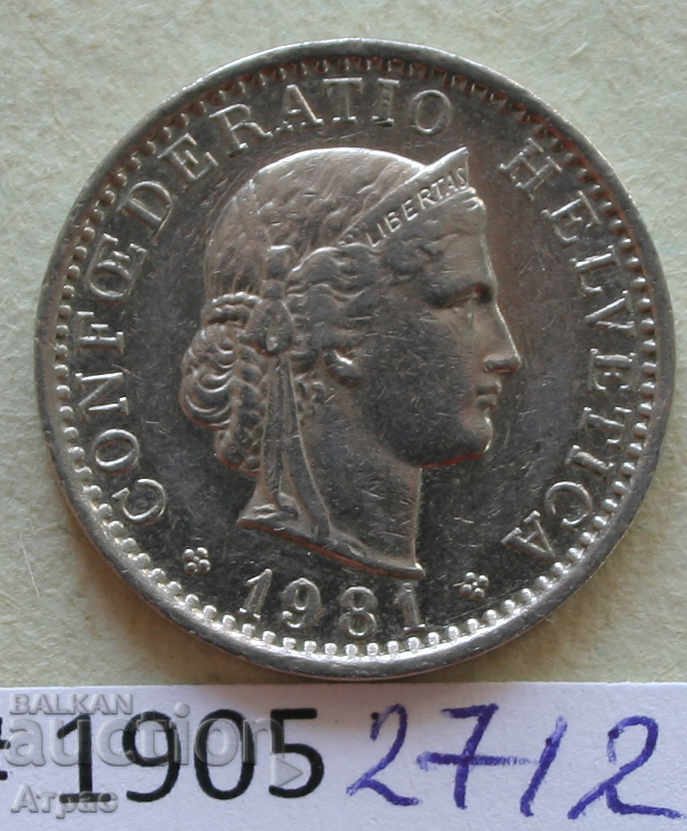 20 rapeluri 1981 Elveția cu preț € 0.31 | 0.61 BGN