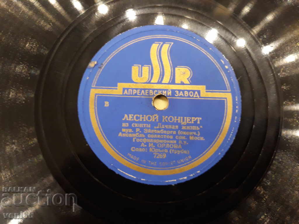 Грамофонна плоча - битум шеллак бъкелит - 6 Грамофонна плоча - битум шеллак бъкелит - 6