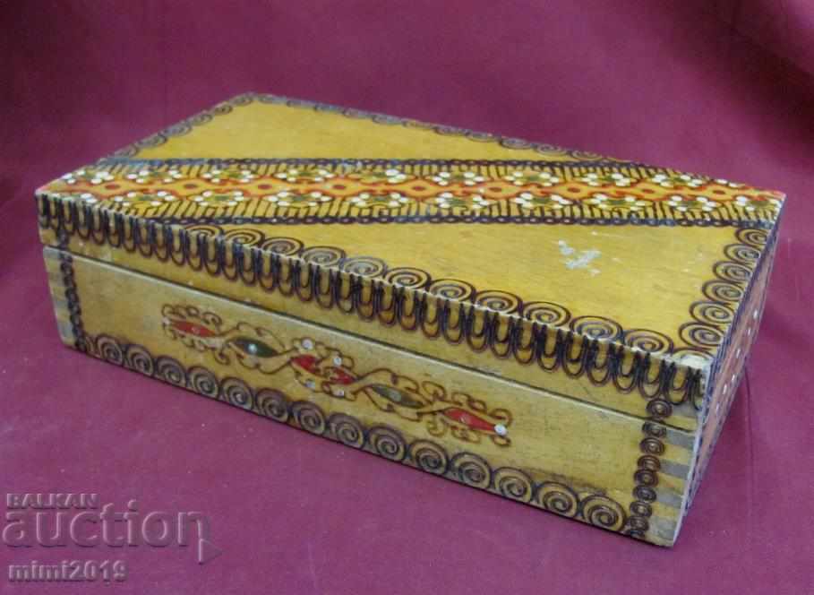 30s Wooden Jewelry Box handmade with price 25.00 BGN | € 12.78