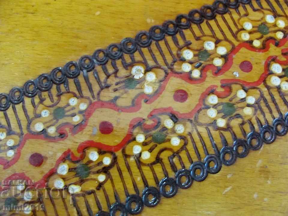 30s Wooden Jewelry Box handmade - 7