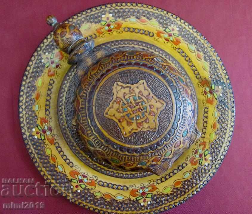 Δημοπρασία Χειροποίητη πλάκα χειροποίητης λαϊκής τέχνης και κάδος Δημοπρασία Χειροποίητη πλάκα χειροποίητης λαϊκής τέχνης και κάδος