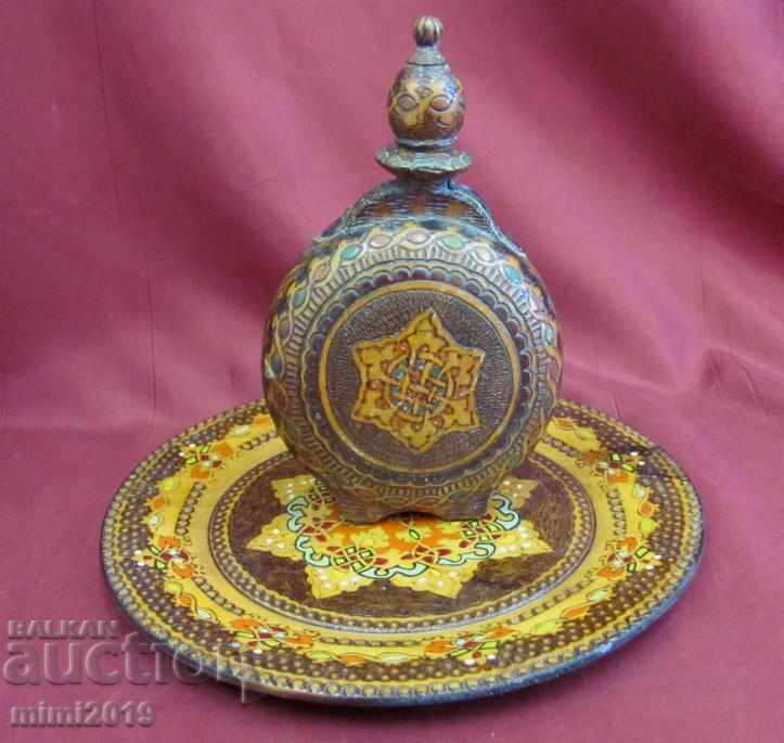 Χειροποίητη πλάκα χειροποίητης λαϊκής τέχνης και κάδος - 5 Χειροποίητη πλάκα χειροποίητης λαϊκής τέχνης και κάδος - 5