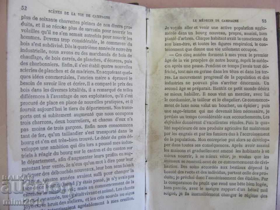 1865 Book BALZAG MEDICIN DE CAMPAGNE Paris - 6 1865 Book BALZAG MEDICIN DE CAMPAGNE Paris - 6