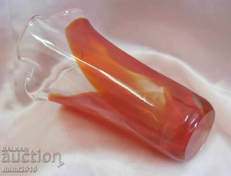 Old Crystal Vase handmade - 7 Old Crystal Vase handmade - 7