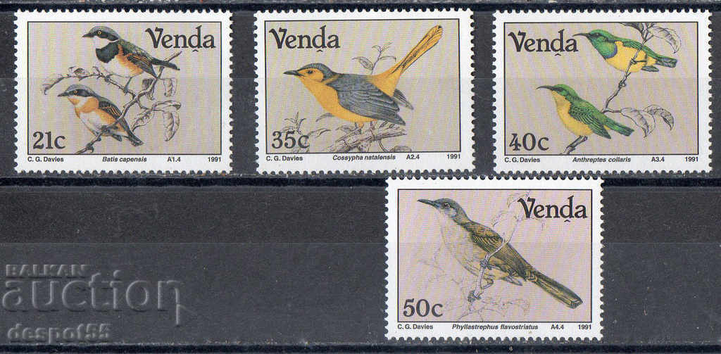 1991. Wend (Bantustan). Birds.
