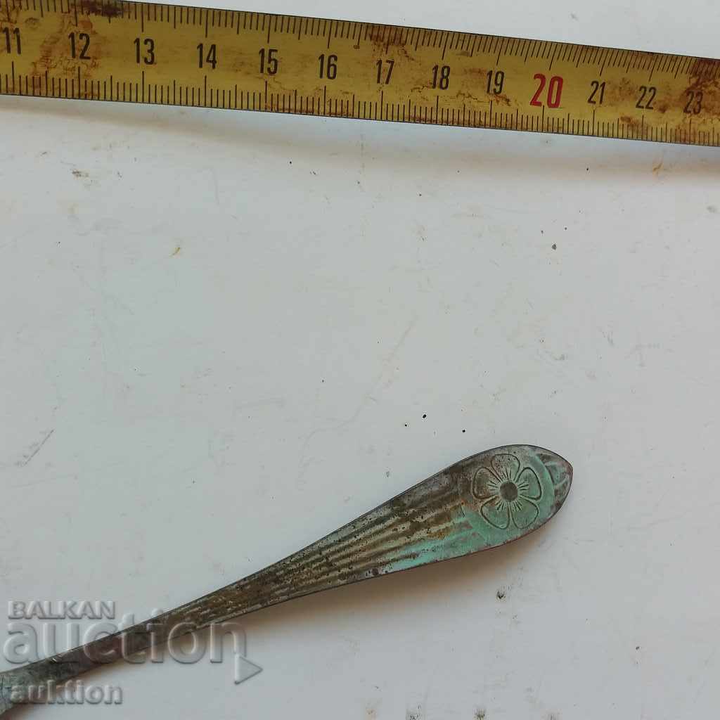 MASSIVE BRONZE FORK FOR SWEETS-MARKING-ARISTOCRATIC - 6 MASSIVE BRONZE FORK FOR SWEETS-MARKING-ARISTOCRATIC - 6