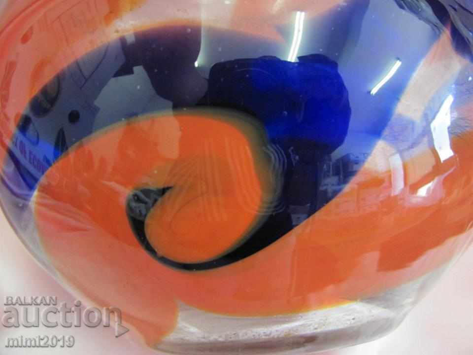 Old Massive Large Crystal Vase - 5 Old Massive Large Crystal Vase - 5