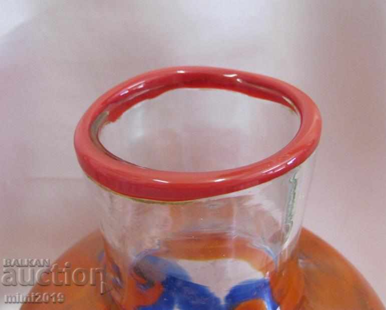 Old Massive Large Crystal Vase - 6 Old Massive Large Crystal Vase - 6