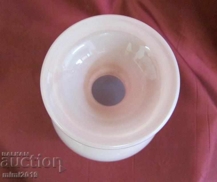 Old Crystal Vase - pink crystal - 5 Old Crystal Vase - pink crystal - 5