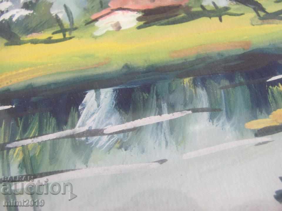 Old Painting oil on cardboard - 5 Old Painting oil on cardboard - 5