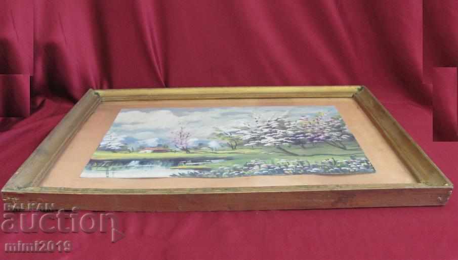 Old Painting oil on cardboard - 6 Old Painting oil on cardboard - 6