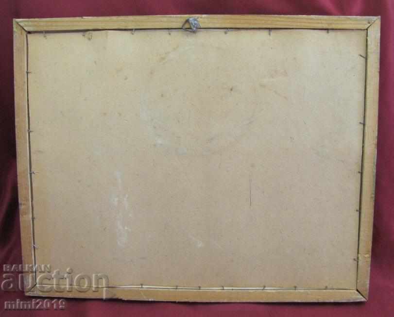 Old Painting oil on cardboard - 6 Old Painting oil on cardboard - 6