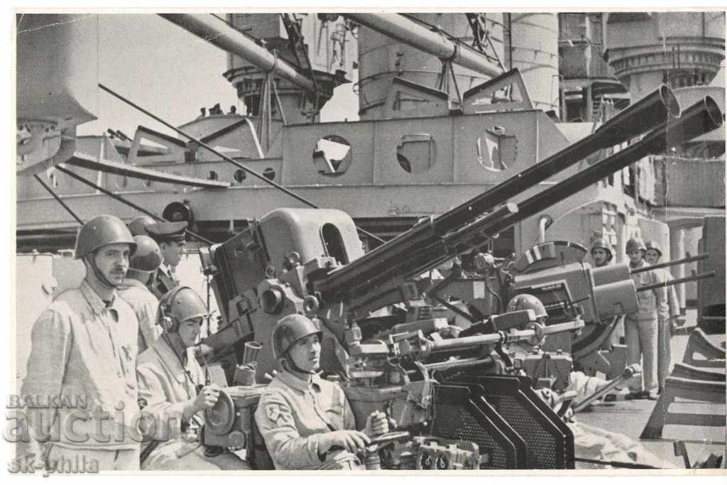 Стара снимка - Германско корабно зенитно 20 мм оръдие