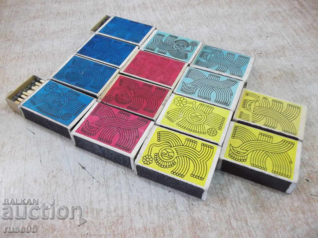 Auction Lot of 14 pcs. unused Bulgarian matches Auction Lot of 14 pcs. unused Bulgarian matches