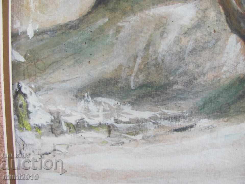 Πρωτότυπος Πίνακας Ακουαρέλα Υπογραφή - 5 Πρωτότυπος Πίνακας Ακουαρέλα Υπογραφή - 5