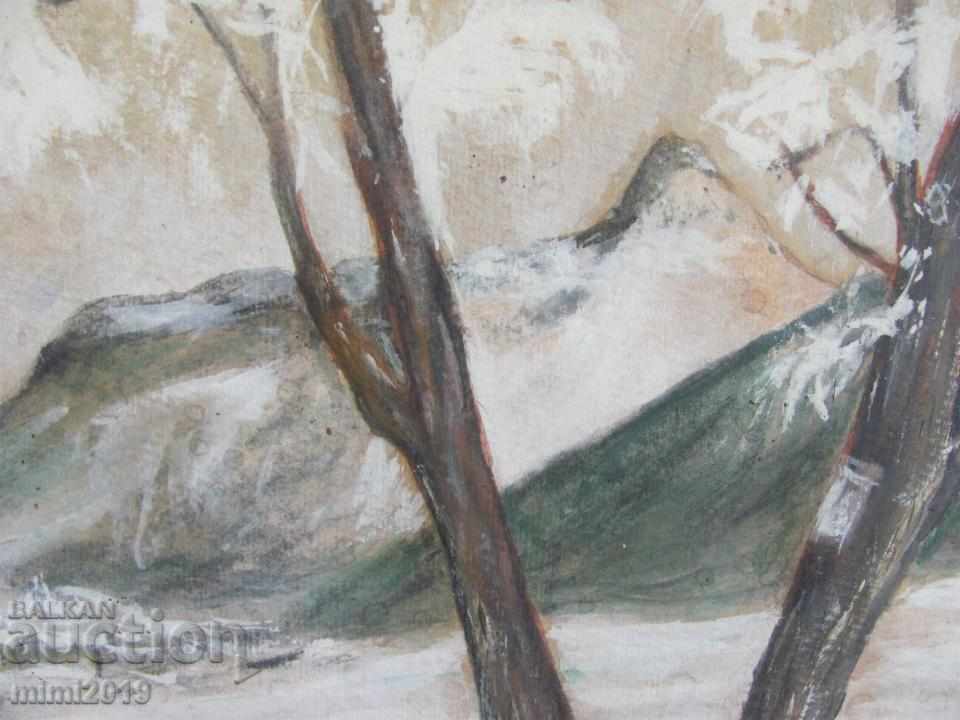 Πρωτότυπος Πίνακας Ακουαρέλα Υπογραφή - 6 Πρωτότυπος Πίνακας Ακουαρέλα Υπογραφή - 6