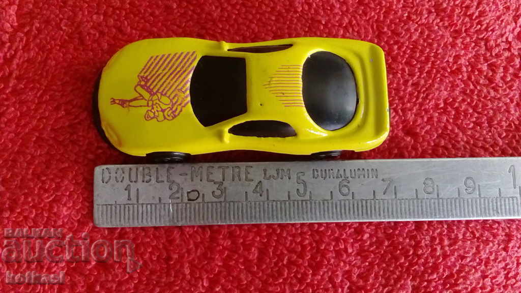 Old small metal sports car Old small metal sports car