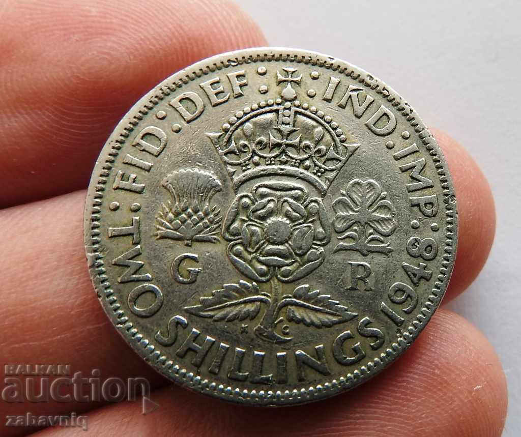United Kingdom 2 shillings 1948