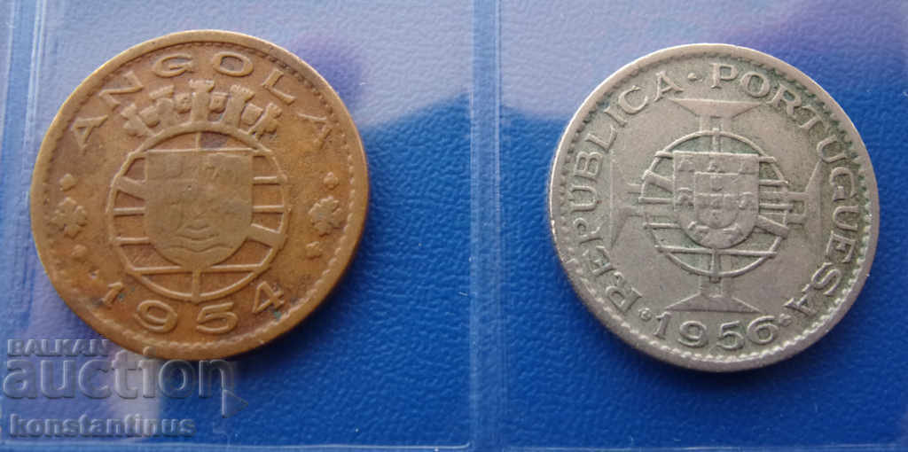 Livrarea Angola Lot 1953 - 1957 Rare