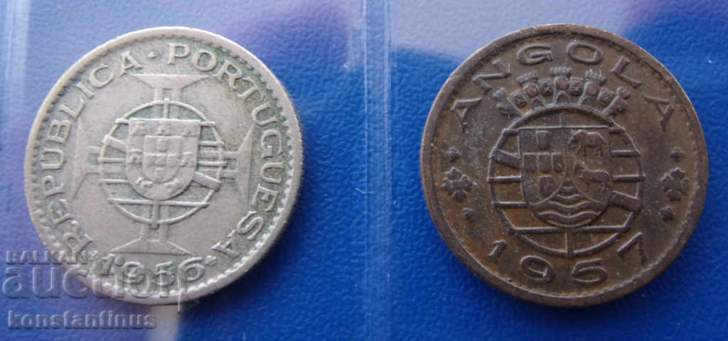 Angola Lot 1953 - 1957 Rare - 5