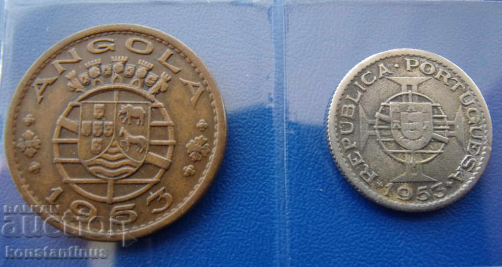 Angola Lot 1953 - 1957 Rare - 6