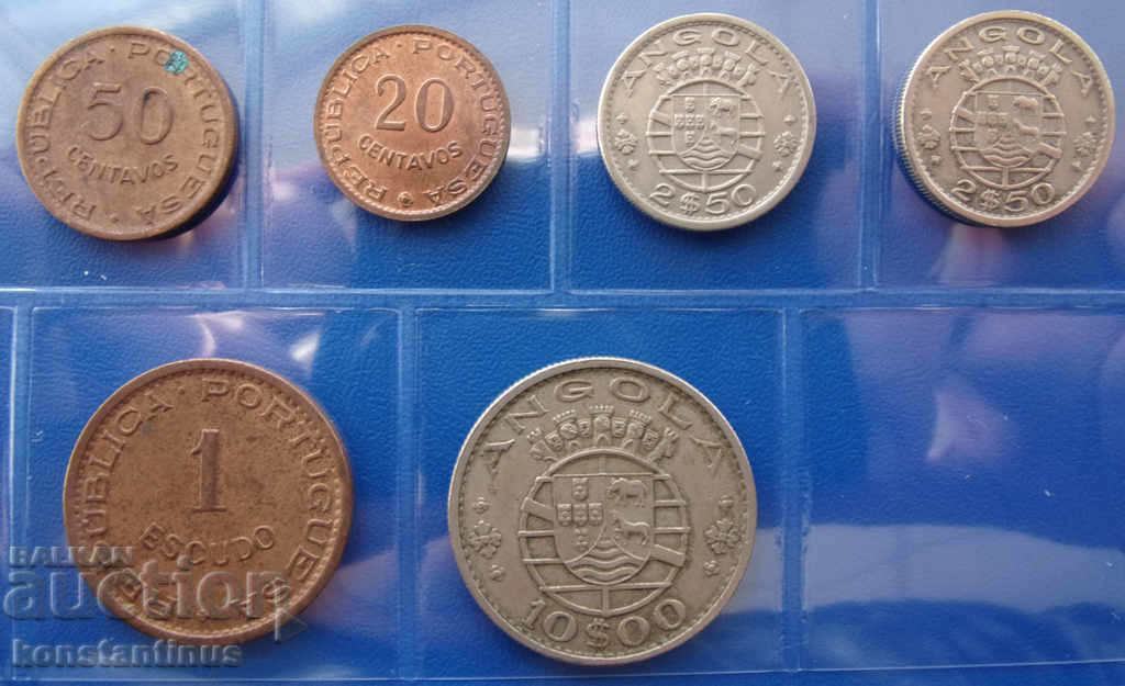 Angola Lot 1961 - 1969 Rare - 5