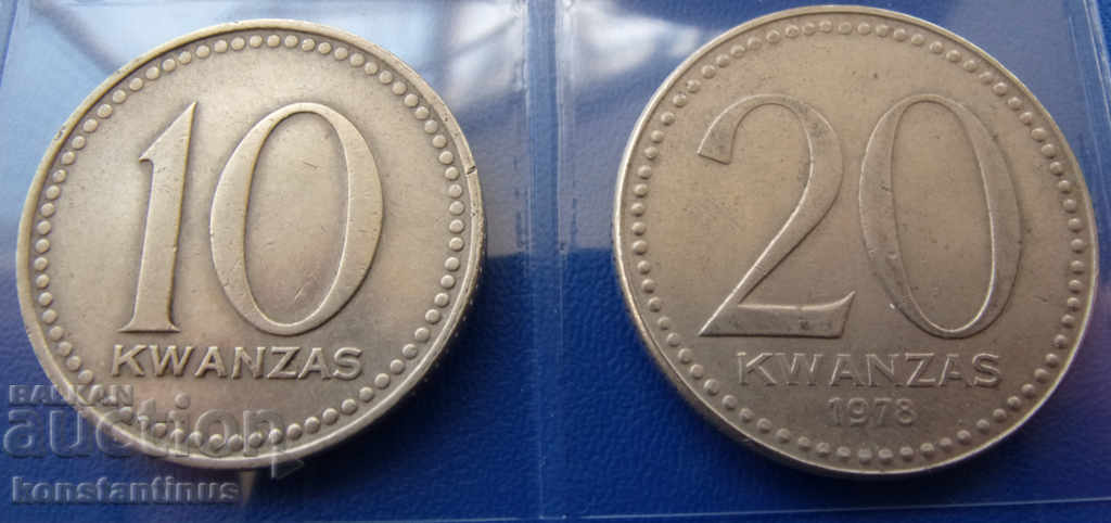 Angola Lot 1975 - 1979 Rare - 5