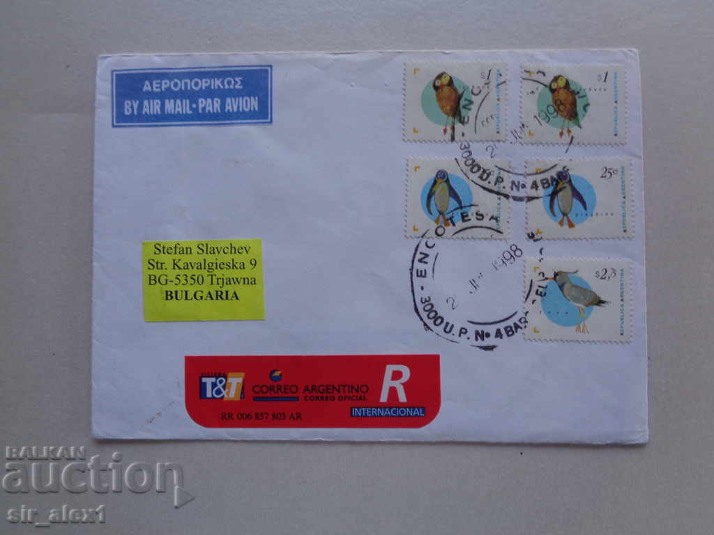 Argentina Post Mail Mail, recomandat 1998.