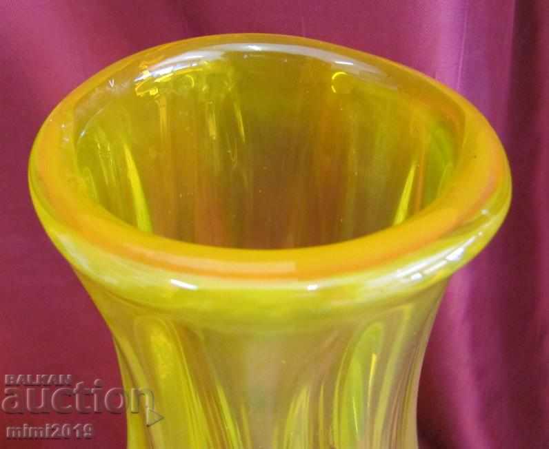 30s Art Deco Χειροποίητο Κρύσταλλο Βάζο με τιμή 114.00 BGN | € 58.29 30s Art Deco Χειροποίητο Κρύσταλλο Βάζο με τιμή 114.00 BGN | € 58.29