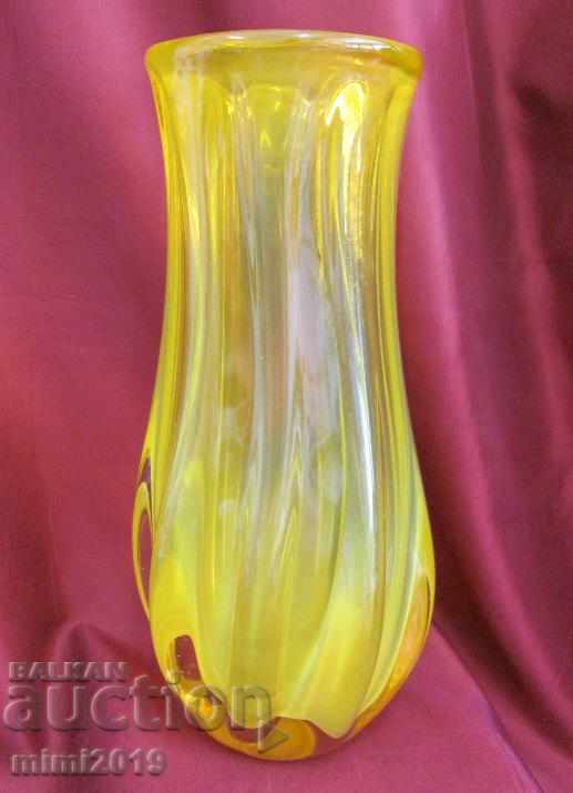Vază de cristal Art Decorat cu 30 de ani