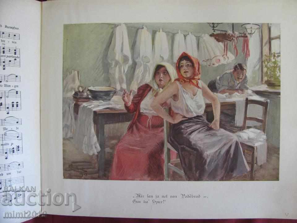 Παράδοση 1913 Βιβλίο του χορού Wiener Lieder und Tanze σπάνιο Παράδοση 1913 Βιβλίο του χορού Wiener Lieder und Tanze σπάνιο