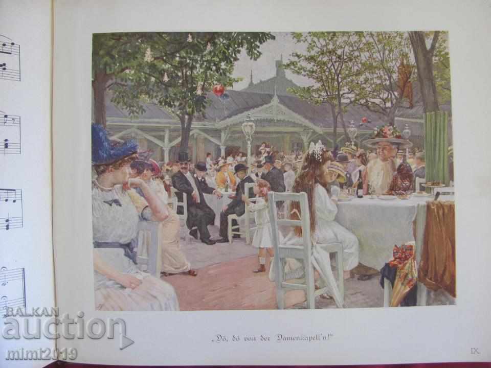 1913 Βιβλίο του χορού Wiener Lieder und Tanze σπάνιο - 6 1913 Βιβλίο του χορού Wiener Lieder und Tanze σπάνιο - 6