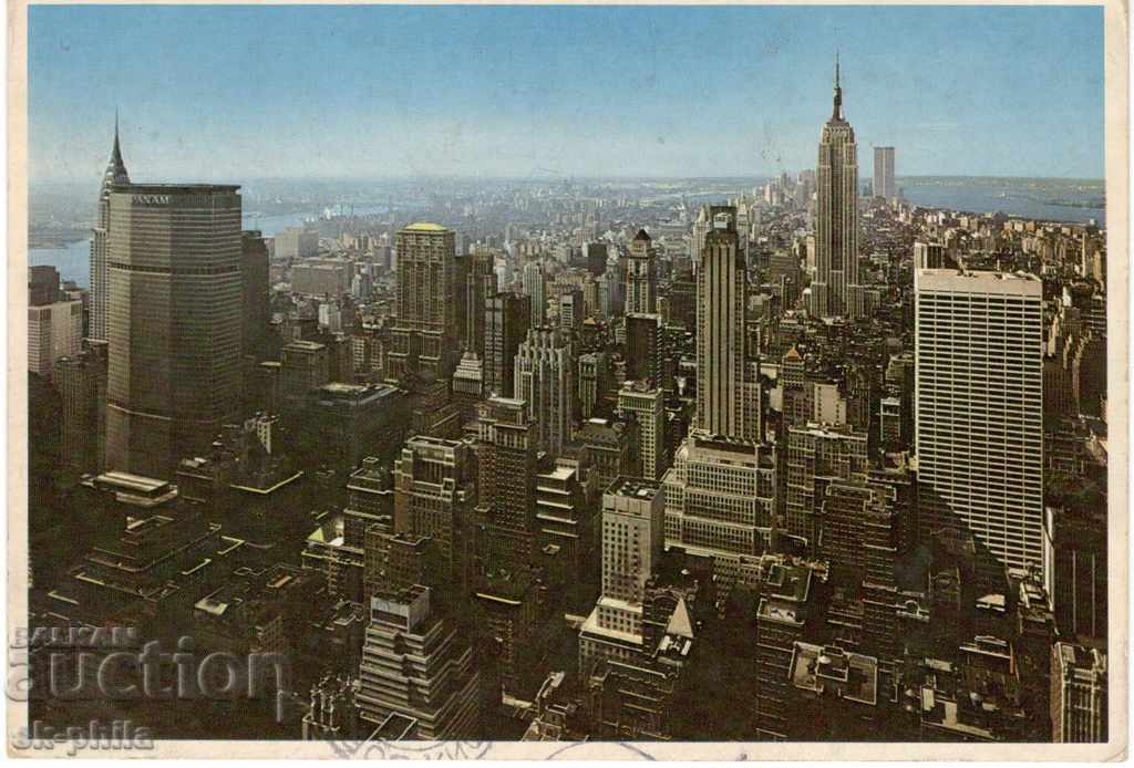 Carte poștală veche - New York, Zgârie-nori