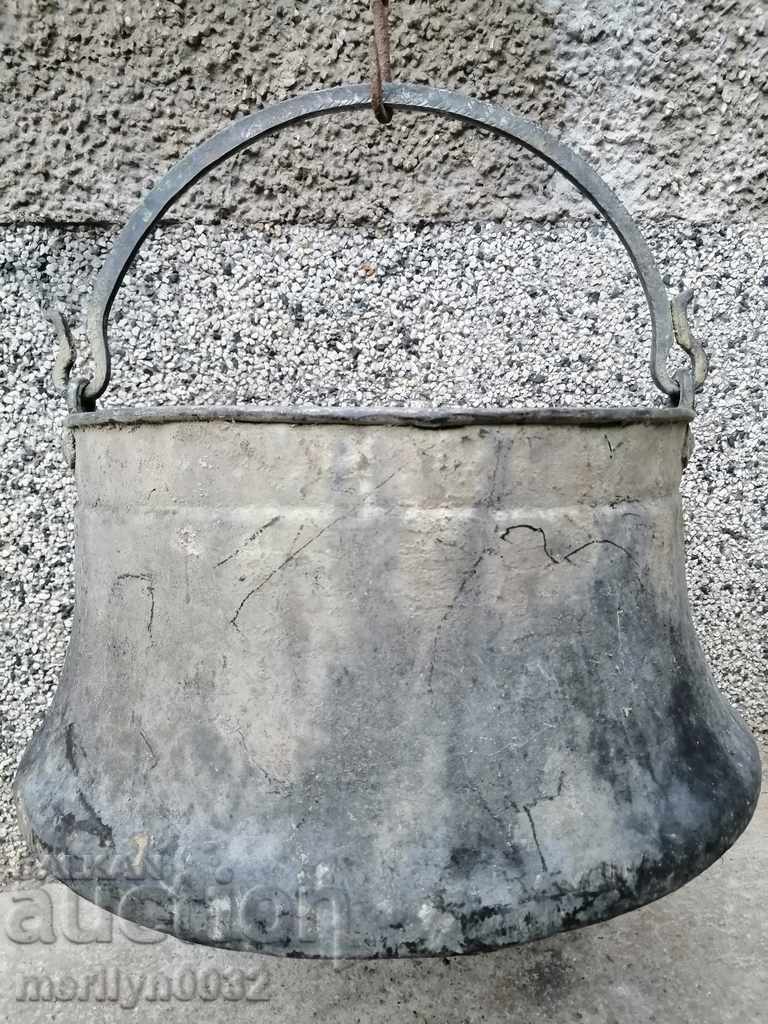 Стара харания, меден съд, голям котел, бакър, ператник