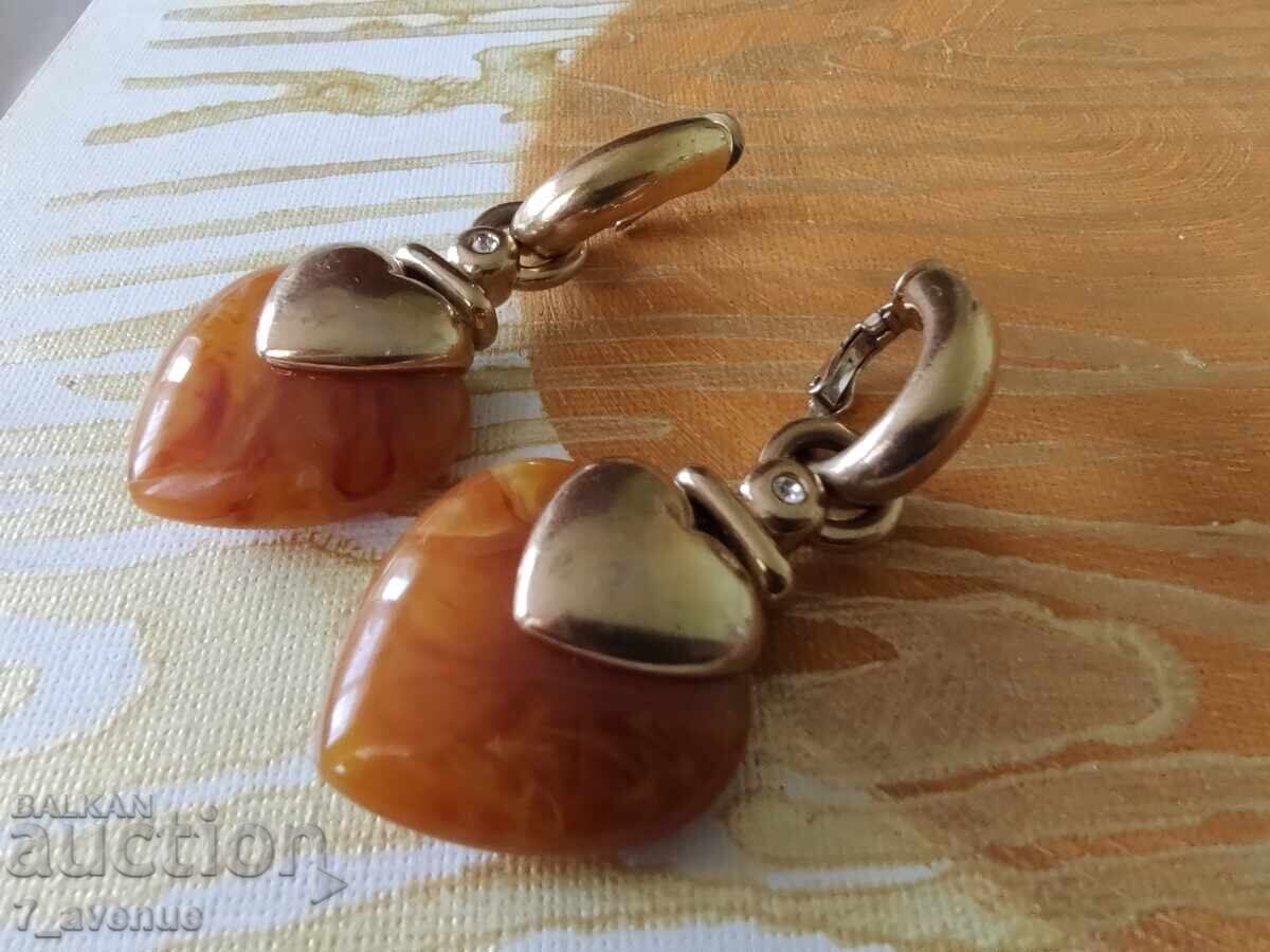 Catalin Earrings, Heart, Long, 1.05.2025 - 6