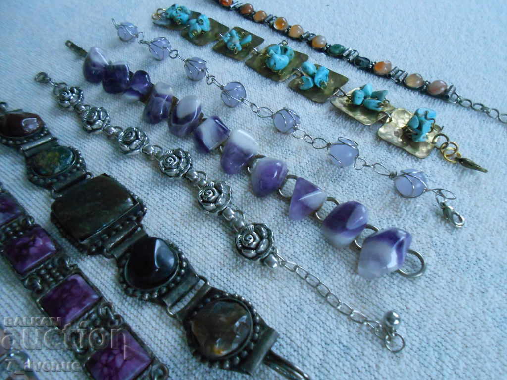 LOT Bracelets, 10 pieces, nice interesting bracelet - 5 LOT Bracelets, 10 pieces, nice interesting bracelet - 5