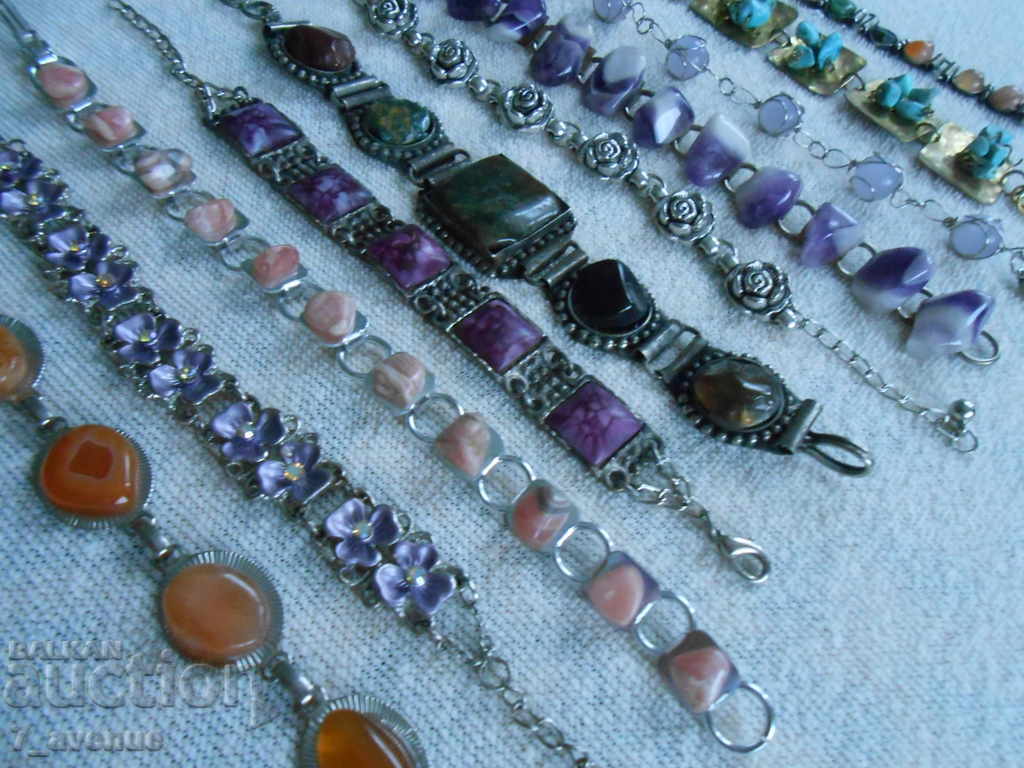 LOT Bracelets, 10 pieces, nice interesting bracelet - 6 LOT Bracelets, 10 pieces, nice interesting bracelet - 6