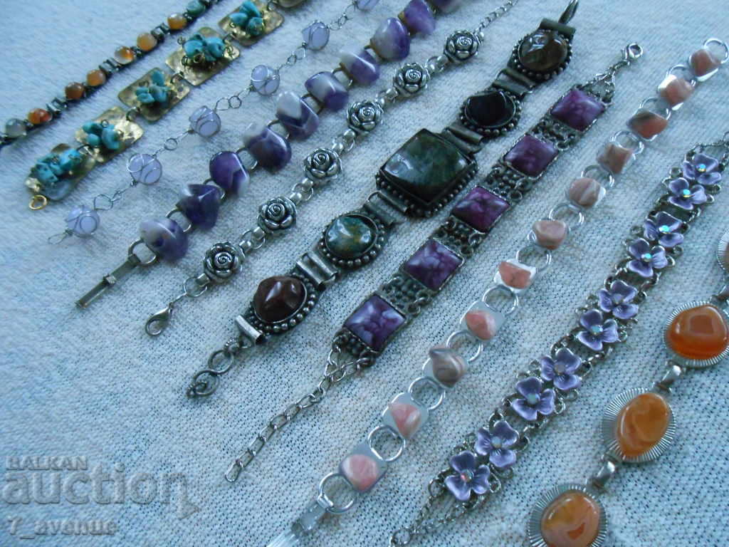 LOT Bracelets, 10 pieces, nice interesting bracelet - 7 LOT Bracelets, 10 pieces, nice interesting bracelet - 7