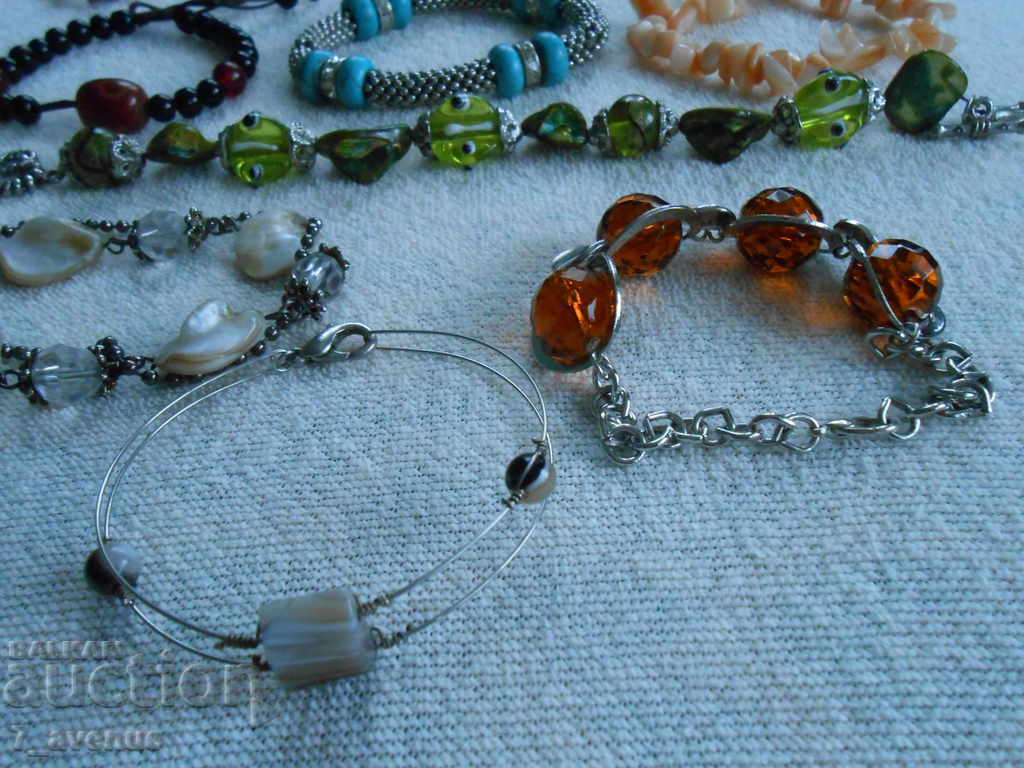 LOT Bracelets, 10 pieces, nice interesting with price 42.00 BGN | € 21.47