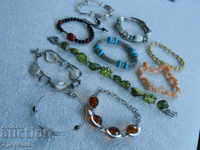 LOT Bracelets, 10 pieces, nice interesting
