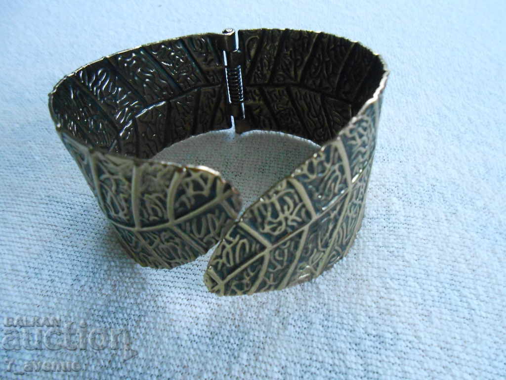 Very beautiful decorative bracelet, leaves, bronze color - 5 Very beautiful decorative bracelet, leaves, bronze color - 5